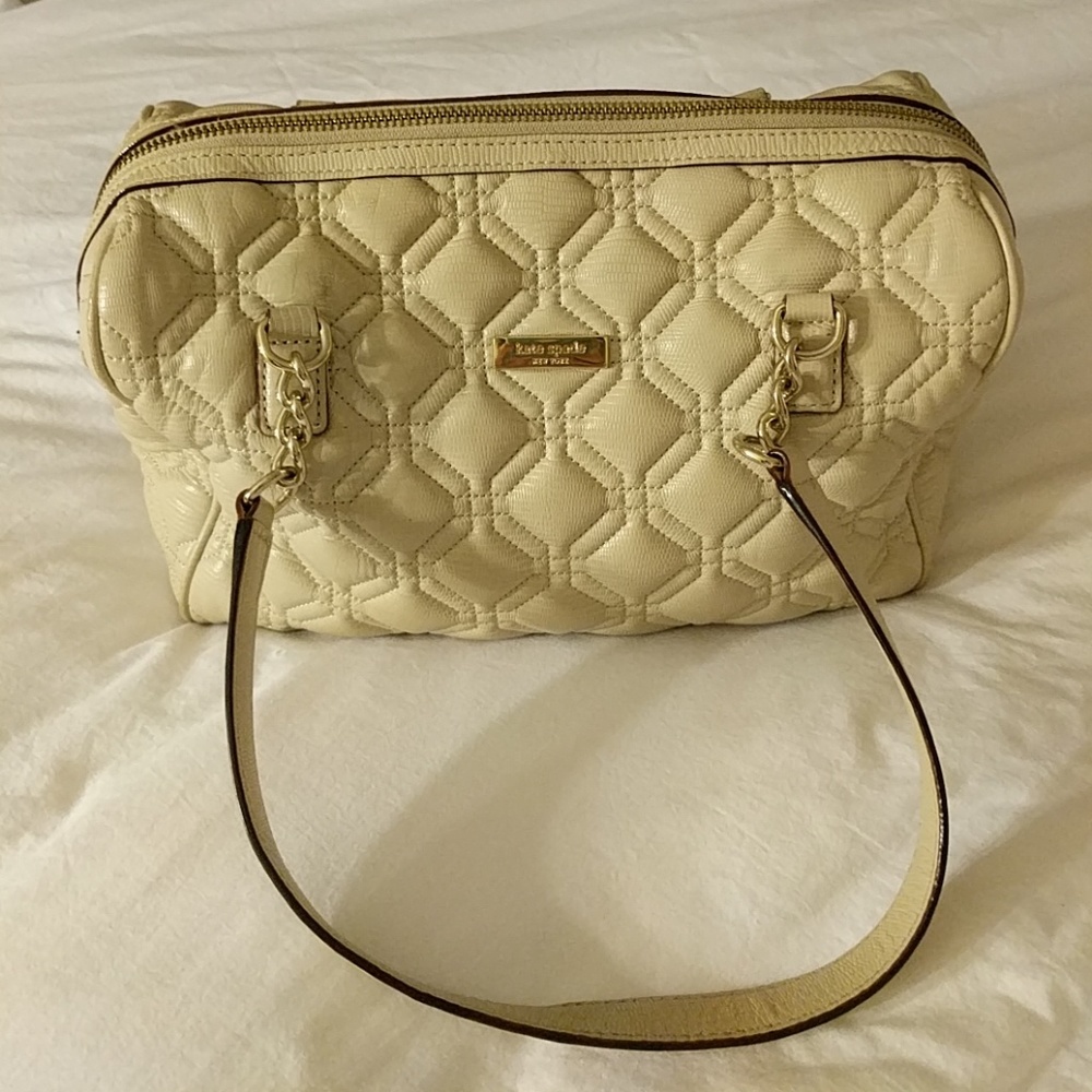 AUTHENTIC Kate Spade quilted satchel purse